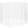 Animal enclosure with 8 galvanized iron panels measuring 54x100 cm each. by vidaXL, Cages and habitats for small animals - Re...