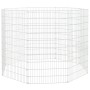 Tiergehege 8 verzinkte Eisenplatten 54x100 cm von vidaXL, Käfige und Lebensräume für Kleintiere - Ref: Foro24-171582, Preis: ...