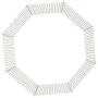 Animal enclosure with 8 galvanized iron panels measuring 54x100 cm each. by vidaXL, Cages and habitats for small animals - Re...