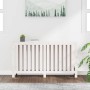 Solid white pine wood radiator cover 153x19x84 cm by vidaXL, Accessories for heating radiators - Ref: Foro24-822577, Price: 9...