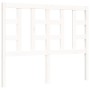 Estructura de cama sin colchón madera de pino blanca 120x200 cm