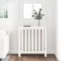 Solid white pine wood radiator cover 79.5x19x84 cm by vidaXL, Accessories for heating radiators - Ref: Foro24-822567, Price: ...