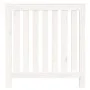 Solid white pine wood radiator cover 79.5x19x84 cm by vidaXL, Accessories for heating radiators - Ref: Foro24-822567, Price: ...