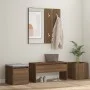 Flurmöbelset aus braunem Eichensperrholz von vidaXL, Kleiderschränke - Ref: Foro24-3120202, Preis: 140,61 €, Rabatt: %