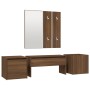Flurmöbelset aus braunem Eichensperrholz von vidaXL, Kleiderschränke - Ref: Foro24-3120202, Preis: 144,23 €, Rabatt: %