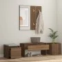 Flurmöbelset aus braunem Eichensperrholz von vidaXL, Kleiderschränke - Ref: Foro24-3120202, Preis: 140,61 €, Rabatt: %