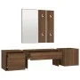 Flurmöbelset aus braunem Eichensperrholz von vidaXL, Kleiderschränke - Ref: Foro24-3120202, Preis: 140,61 €, Rabatt: %
