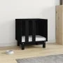 Hundehütte aus massivem schwarzem Kiefernholz, 50 x 40 x 52 cm von vidaXL, Hundehütten - Ref: Foro24-822475, Preis: 60,81 €, ...