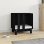 Hundehütte aus massivem schwarzem Kiefernholz, 50 x 40 x 52 cm von vidaXL, Hundehütten - Ref: Foro24-822475, Preis: 61,63 €, ...