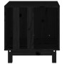 Hundehütte aus massivem schwarzem Kiefernholz, 50 x 40 x 52 cm von vidaXL, Hundehütten - Ref: Foro24-822475, Preis: 61,63 €, ...