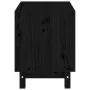Hundehütte aus massivem schwarzem Kiefernholz, 50 x 40 x 52 cm von vidaXL, Hundehütten - Ref: Foro24-822475, Preis: 60,81 €, ...
