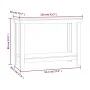 Werkbank aus massivem Weißkiefernholz, 110 x 50 x 80 cm von vidaXL, Arbeitstische - Ref: Foro24-822502, Preis: 103,88 €, Raba...