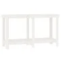 Solid white pine wood workbench 140x50x80 cm by vidaXL, Work tables - Ref: Foro24-822507, Price: 130,69 €, Discount: %
