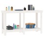 Werkbank aus massivem Weißkiefernholz, 140 x 50 x 80 cm von vidaXL, Arbeitstische - Ref: Foro24-822507, Preis: 132,39 €, Raba...