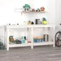 Werkbank aus massivem Weißkiefernholz, 180 x 50 x 80 cm von vidaXL, Arbeitstische - Ref: Foro24-822512, Preis: 131,81 €, Raba...