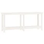 Solid white pine wood workbench 180x50x80 cm by vidaXL, Work tables - Ref: Foro24-822512, Price: 131,81 €, Discount: %