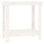 Solid white pine wood workbench 80x50x80 cm by vidaXL, Work tables - Ref: Foro24-822497, Price: 87,60 €, Discount: %