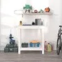 Werkbank aus massivem Weißkiefernholz, 80 x 50 x 80 cm von vidaXL, Arbeitstische - Ref: Foro24-822497, Preis: 86,48 €, Rabatt: %