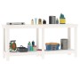 Werkbank aus massivem Weißkiefernholz, 180 x 50 x 80 cm von vidaXL, Arbeitstische - Ref: Foro24-822512, Preis: 133,29 €, Raba...
