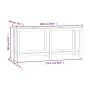Werkbank aus massivem Weißkiefernholz, 180 x 50 x 80 cm von vidaXL, Arbeitstische - Ref: Foro24-822512, Preis: 131,81 €, Raba...
