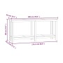 Werkbank aus massivem Weißkiefernholz, 180 x 50 x 80 cm von vidaXL, Arbeitstische - Ref: Foro24-822512, Preis: 133,29 €, Raba...
