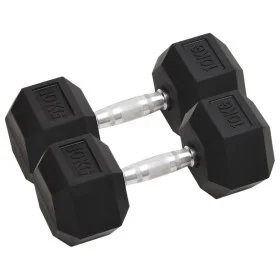 Dumbbells 2 units cast iron 20 kg by vidaXL, free weight - Ref: Foro24-93604, Price: 99,89 €, Discount: %