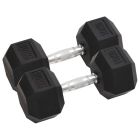Mancuernas 2 unidades hierro fundido 20 kg de vidaXL, Peso libre - Ref: Foro24-93604, Precio: 102,14 €, Descuento: %