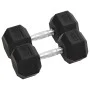 Dumbbells 2 units cast iron 20 kg by vidaXL, free weight - Ref: Foro24-93604, Price: 99,89 €, Discount: %