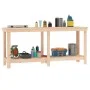 Solid pine wood workbench 180x50x80 cm by vidaXL, Work tables - Ref: Foro24-822511, Price: 124,52 €, Discount: %