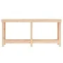 Solid pine wood workbench 180x50x80 cm by vidaXL, Work tables - Ref: Foro24-822511, Price: 124,52 €, Discount: %