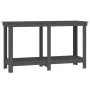 Solid gray pine wood workbench 140x50x80 cm by vidaXL, Work tables - Ref: Foro24-822508, Price: 96,85 €, Discount: %
