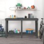 Banco de trabajo de madera maciza de pino gris 140x50x80 cm de vidaXL, Mesas de trabajo - Ref: Foro24-822508, Precio: 108,66 ...