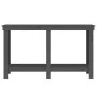 Solid gray pine wood workbench 140x50x80 cm by vidaXL, Work tables - Ref: Foro24-822508, Price: 96,85 €, Discount: %