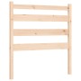 Estructura de cama sin colchón madera maciza de pino 100x200 cm