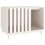 Hundebett aus massivem Kiefernholz weiß 100x70x72 cm von vidaXL, Hundehütten - Ref: Foro24-822492, Preis: 146,39 €, Rabatt: %