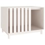 Hundebett aus massivem Kiefernholz weiß 100x70x72 cm von vidaXL, Hundehütten - Ref: Foro24-822492, Preis: 148,39 €, Rabatt: %