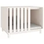 Hundebett aus massivem Kiefernholz weiß 100x70x72 cm von vidaXL, Hundehütten - Ref: Foro24-822492, Preis: 146,39 €, Rabatt: %