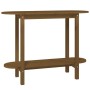 Mesa consola de madera maciza de pino marrón miel 110x40x80 cm de vidaXL, Mesas de centro - Ref: Foro24-822300, Precio: 64,09...