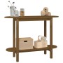 Mesa consola de madera maciza de pino marrón miel 110x40x80 cm de vidaXL, Mesas de centro - Ref: Foro24-822300, Precio: 64,09...