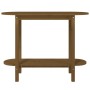 Mesa consola de madera maciza de pino marrón miel 110x40x80 cm de vidaXL, Mesas de centro - Ref: Foro24-822300, Precio: 64,09...