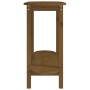 Mesa consola de madera maciza de pino marrón miel 110x40x80 cm de vidaXL, Mesas de centro - Ref: Foro24-822300, Precio: 64,09...