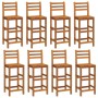 Garden bar furniture set 9 pieces solid acacia wood by vidaXL, Garden sets - Ref: Foro24-3116025, Price: 746,69 €, Discount: %