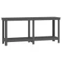 Solid gray pine wood workbench 180x50x80 cm by vidaXL, Work tables - Ref: Foro24-822513, Price: 124,51 €, Discount: %