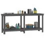 Solid gray pine wood workbench 180x50x80 cm by vidaXL, Work tables - Ref: Foro24-822513, Price: 124,51 €, Discount: %