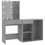 Dressing table with LED and Sonoma gray plywood cabinet by vidaXL, Bedroom Dressers - Ref: Foro24-3120186, Price: 149,52 €, D...