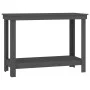Werkbank aus massivem Kiefernholz grau 110x50x80 cm von vidaXL, Arbeitstische - Ref: Foro24-822503, Preis: 90,22 €, Rabatt: %