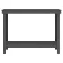 Werkbank aus massivem Kiefernholz grau 110x50x80 cm von vidaXL, Arbeitstische - Ref: Foro24-822503, Preis: 90,22 €, Rabatt: %