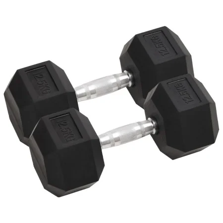 Dumbbells 2 units cast iron 25 kg by vidaXL, free weight - Ref: Foro24-93605, Price: 111,67 €, Discount: %