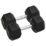 Dumbbells 2 units cast iron 25 kg by vidaXL, free weight - Ref: Foro24-93605, Price: 111,67 €, Discount: %