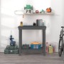 Solid gray pine wood workbench 80x50x80 cm by vidaXL, Work tables - Ref: Foro24-822498, Price: 64,55 €, Discount: %